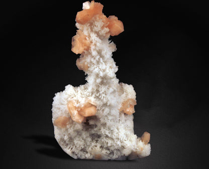 Pink Stilbite Crystals on Chalcedony #W41 Stilbite Superb Minerals 