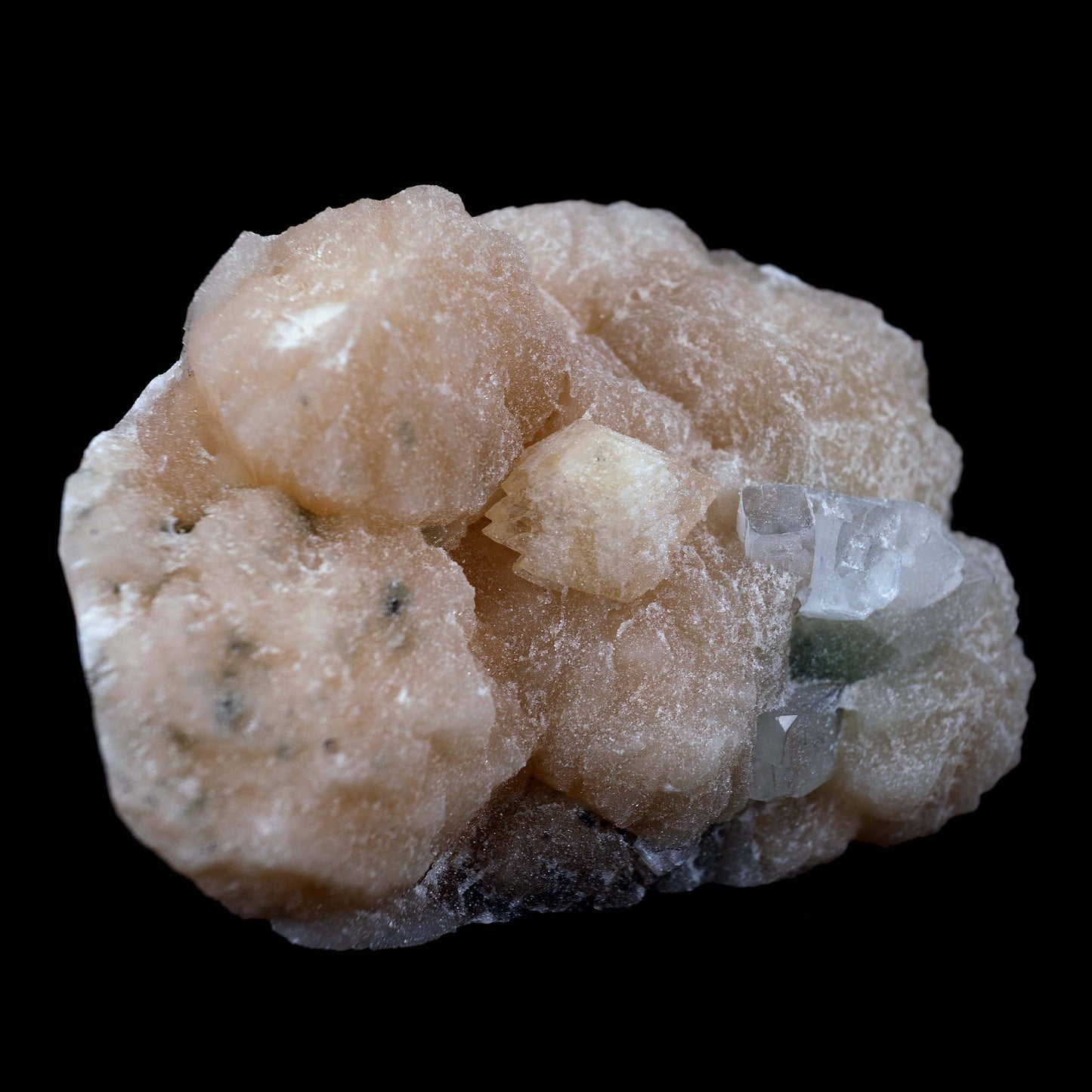 Powellite Fluorescent, Apophyllite Fuse with Stilbite Natural Mineral …  https://www.superbminerals.us/products/powellite-apophyllite-fuse-with-stilbite-natural-mineral-specimen-b-4016  Features:A well-formed pyramidal crystal of Powellite displays multiple terminations with gemmy to translucent tan-beige areas and great luster on a very well developed intergrown pink crystal matrix of Stilbite. The powellite crystals fluoresce a bright yellow, under UV light. A fine Powellite specimen from the Nashik