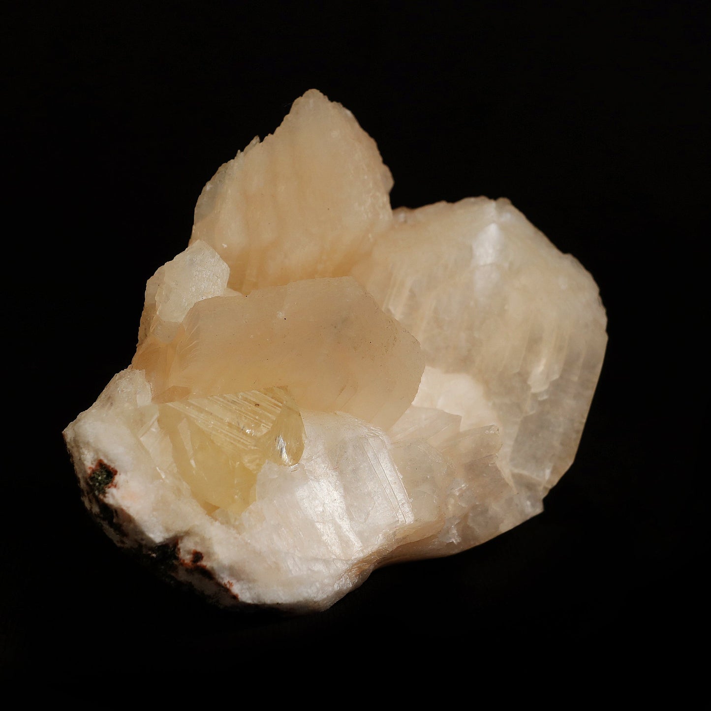 Powellite (Flurocent Mineral) With Stilbite Rare Find Natural Mineral …  https://www.superbminerals.us/products/powellite-flurocent-mineral-with-stilbite-rare-find-natural-mineral-specimen-b-5037  Features:&nbsp;Powellite is one of the rarest and most valuable minerals found in India's famous Deccan Trap basalts. This pair of beautiful yellow-orange crystals is nestled between and on top of exceedingly shiny and iridescent white Stilbite blades.Powellites feature a dazzling, golden fluorescence,