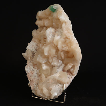 Powellite with Green Apophyllite Stilbite (Rare Find) Natural Mineral …  https://www.superbminerals.us/products/powellite-with-green-apophyllite-stilbite-rare-find-natural-mineral-specimen-b-5013  Features:&nbsp;We have a striking crystal perched elegantly in apophyllite and stilbite crystal nests that are elongated and dramatic! This is a noteworthy specimen in terms of the powellite's own size and the combination's overall appearance. The crystal is a double-terminated, transparent, satiny powellite 