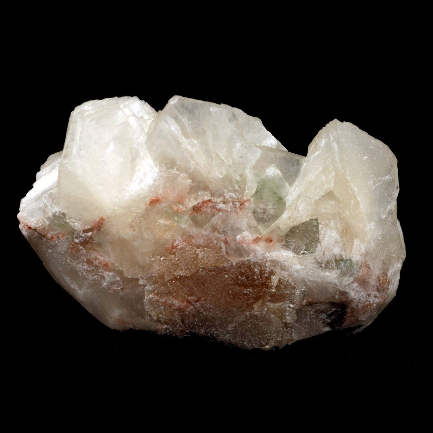 Powellite with Stilbite Natural Mineral Specimen # B 3437 Powellite Superb Minerals 
