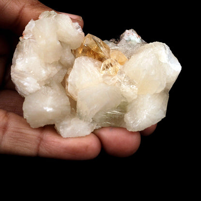 Powellite with Stilbite Natural Mineral Specimen # B 3437 Powellite Superb Minerals 