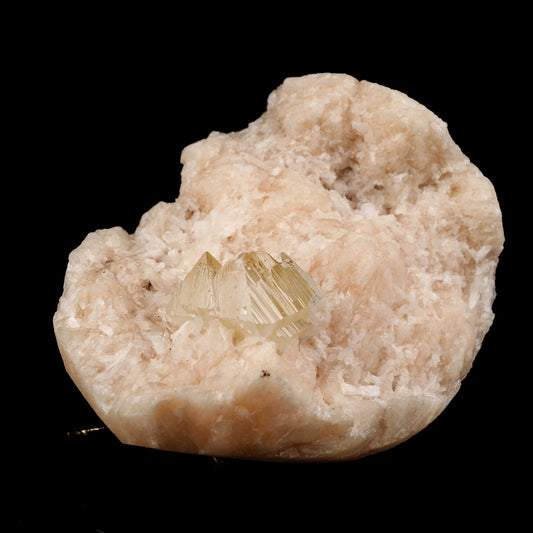 Powellite with Stilbite Rare Find Natural Mineral Specimen # B 5654 Pentagonite Superb Minerals 