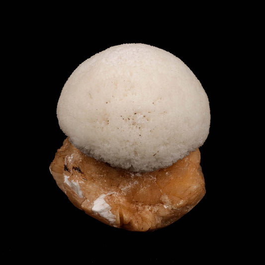 Scolecite Ball on Stilbite Natural Mineral Specimen # B 5191 Heulandite Superb Minerals 