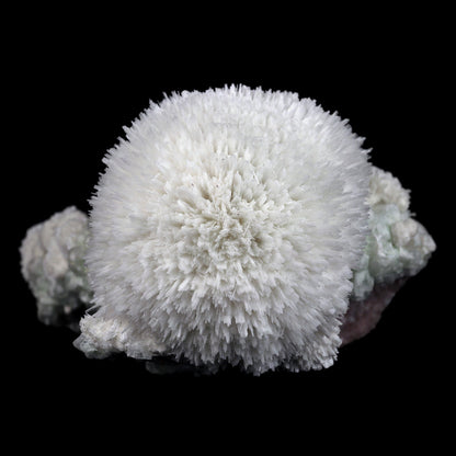 Scolecite Hemispheres with Apophyllite on Stilibite Natural Mineral Sp…  https://www.superbminerals.us/products/scolecite-hemispheres-with-apophyllite-on-stilibite-natural-mineral-specimen-b-4421  Features:A stunning specimen featuring a large, hemispherical formation of colorless, transparent, lustrous acicular Scolecite crystals on peach-colored Stilbite. An amazing piece with superb crystal formation, contrast, luster and contrast. In excellent condition. A great addition to any collection.