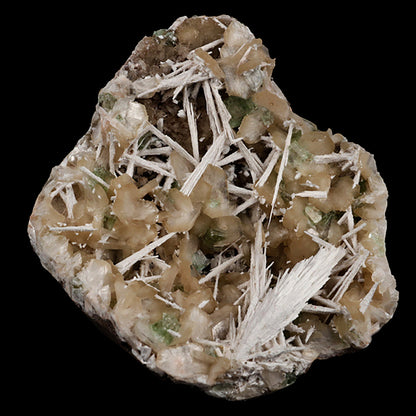 Scolecite Spray and Stilbite Natural Mineral Specimen # B 5403 Scolecite Superb Minerals 
