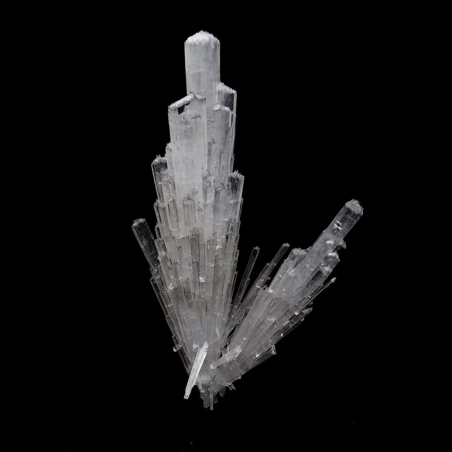 Scolecite Spray Formation Natural Mineral Specimen # B 5275  https://www.superbminerals.us/products/scolecite-spray-formation-natural-mineral-specimen-b-5275  Features: This specimen features a large, radial formation of colorless, transparent, lustrous acicular Scolecite crystals on peach-colored Stilbite. Primary Mineral(s): Scolecite Secondary Mineral(s): N/AMatrix: N/A 7 Inch x 4 InchWeight : 200 GmsLocality: Aurangabad, Maharashtra, India Year of Discovery: 2021