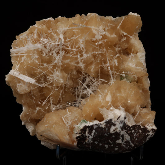Scolecite Spray with Stilbite Natural Mineral Specimen # B 5508 scolecite Superb Minerals 