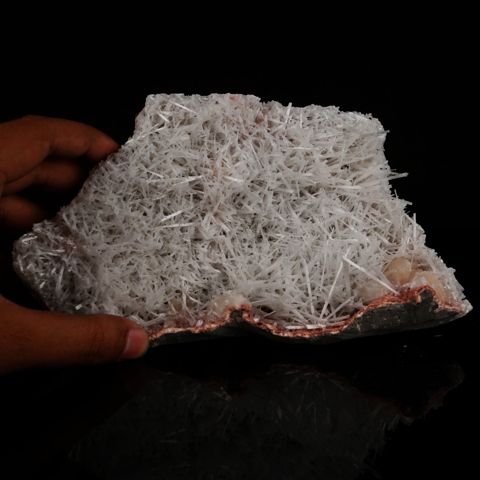 Scolecite Spray with Stilbite Natural Mineral Specimen # B 5510 scolecite Superb Minerals 
