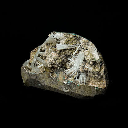 Scolecite Sprays Heulandite Geode Natural Mineral Specimen # B 4994 Scolecite Superb Minerals 