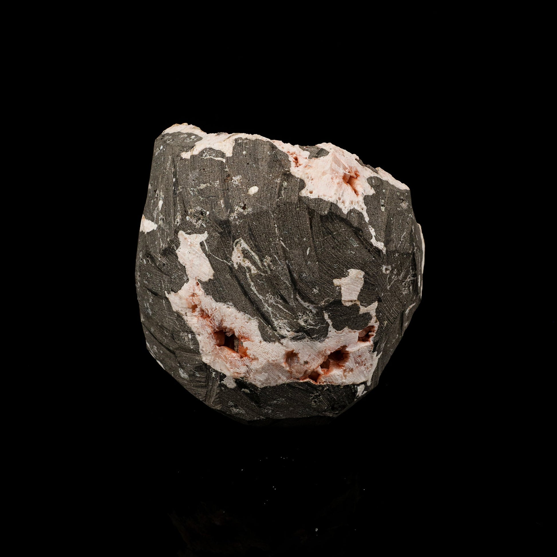 Scolecite Sprays Inside Heulandite Geode Natural Mineral Specimen # B 5591 Scolecite Superb Minerals 