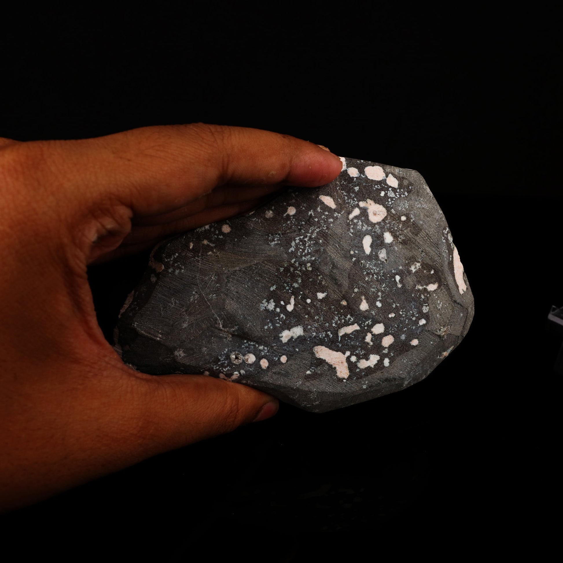 Scolecite Sprays Inside Heulandite Geode Natural Mineral Specimen # B 5624 Scolecite Superb Minerals 