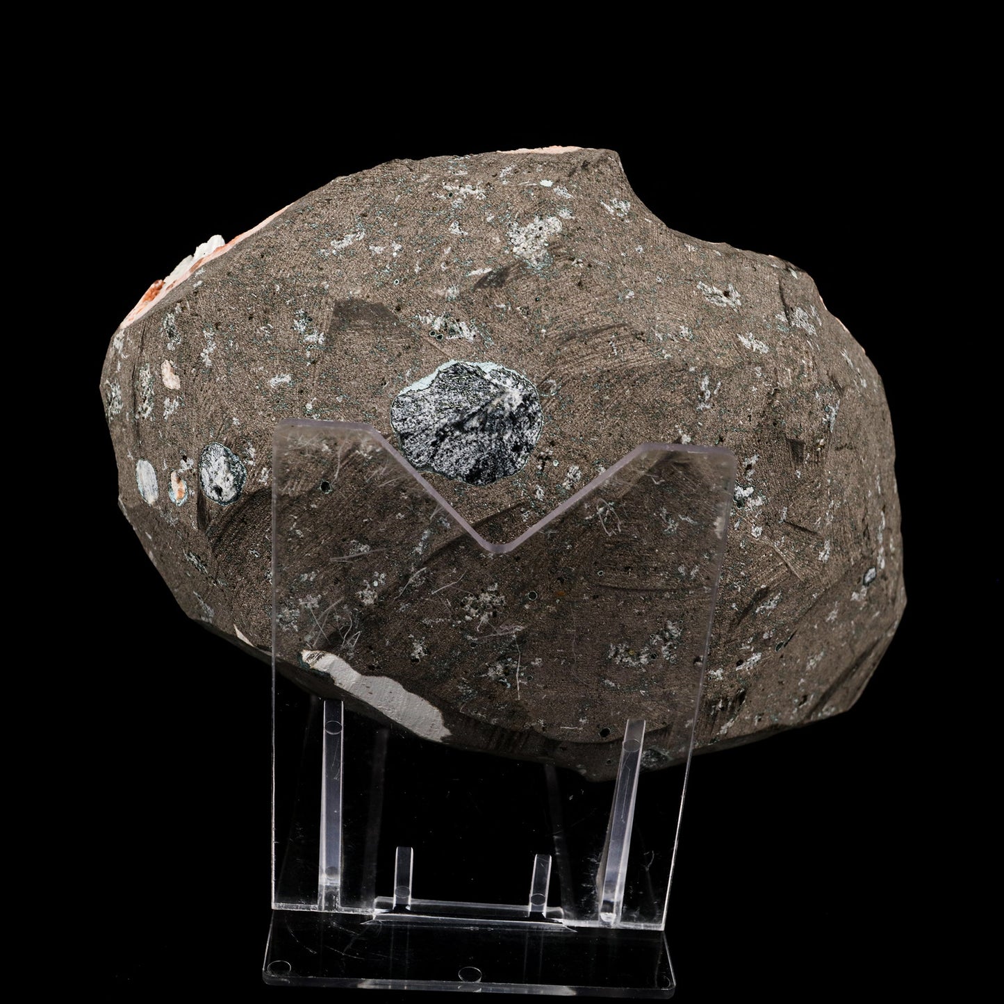 Scolecite Sprays Inside Heulandite Geode Natural Mineral Specimen # B 5719 Scolecite Superb Minerals 