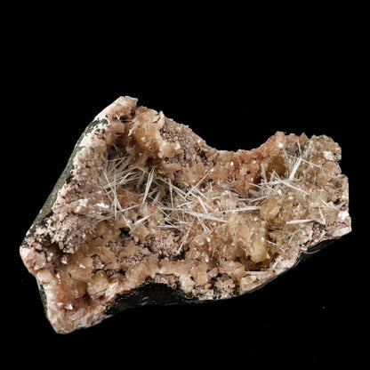 Scolecite Sprays Inside Heulandite Geode Natural Mineral Specimen # B 5860 Scolecite Superb Minerals 