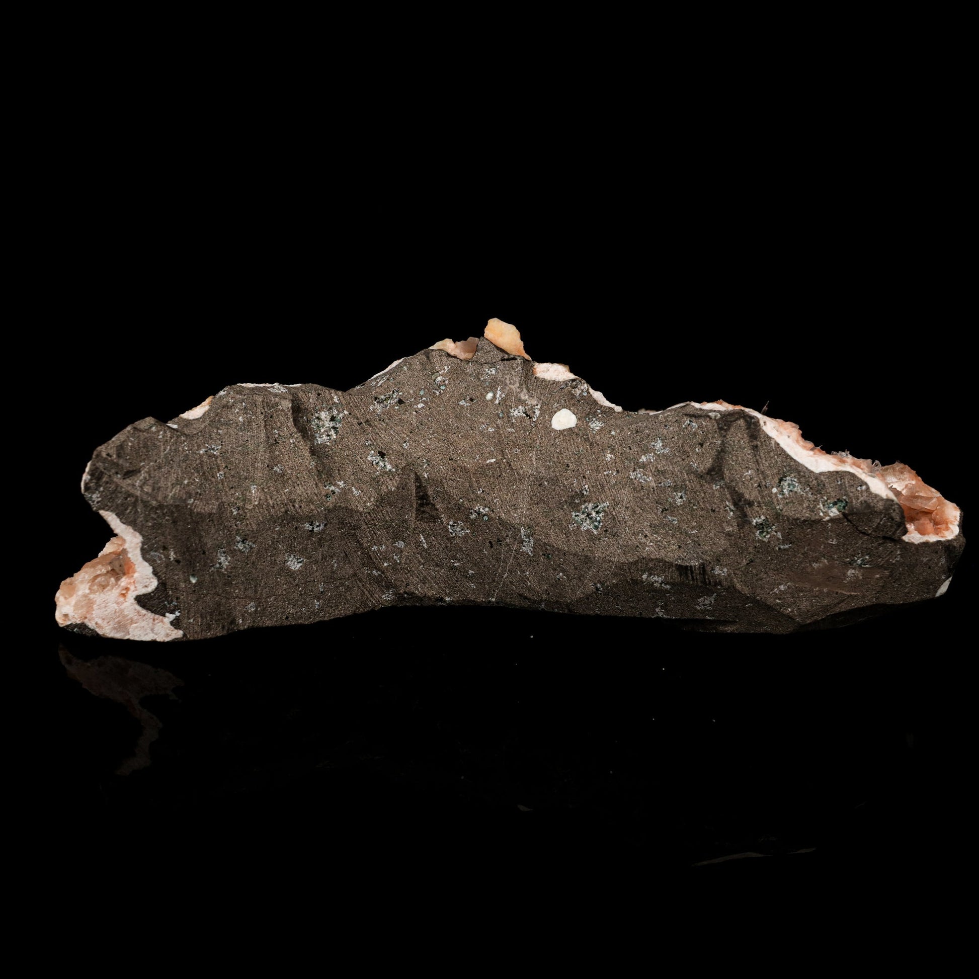 Scolecite Sprays Inside Heulandite Geode Natural Mineral Specimen # B 5893 Scolecite Superb Minerals 