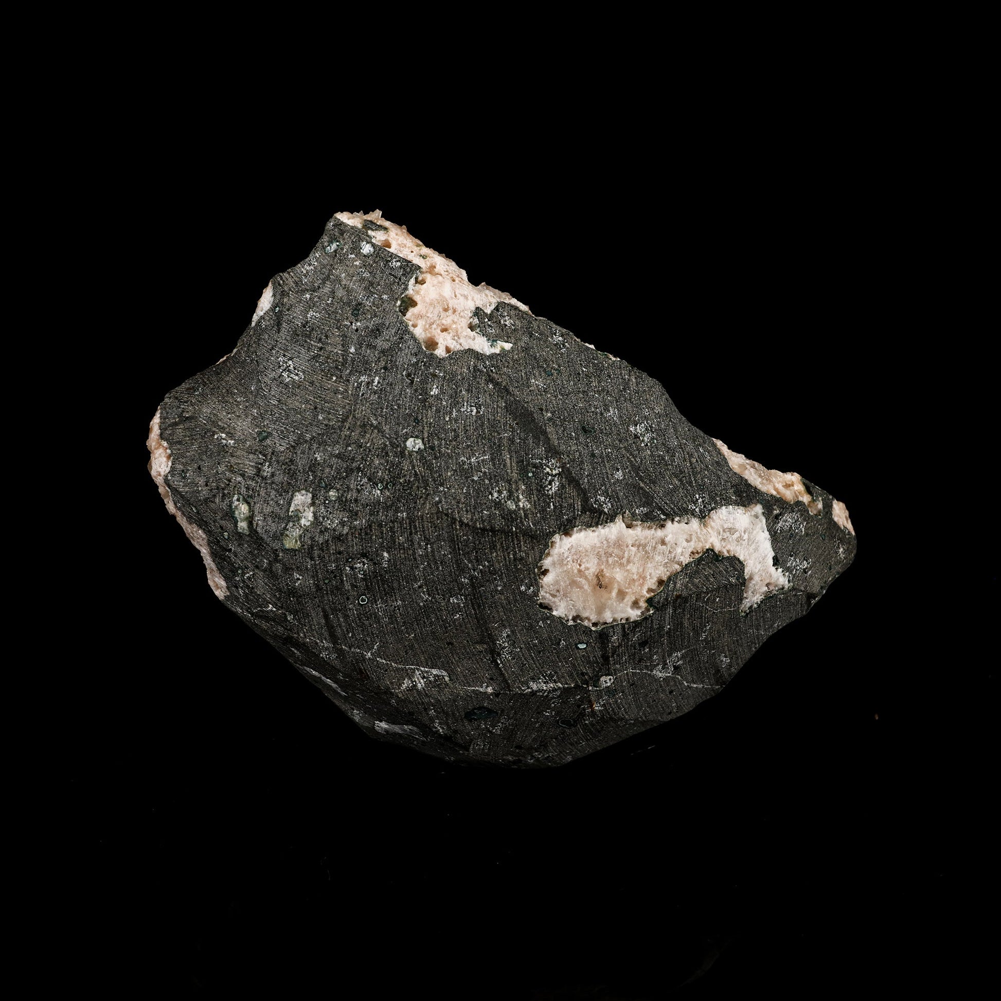 Scolecite Sprays Inside Heulandite Geode Natural Mineral Specimen # B 6287 Scolecite Superb Minerals 