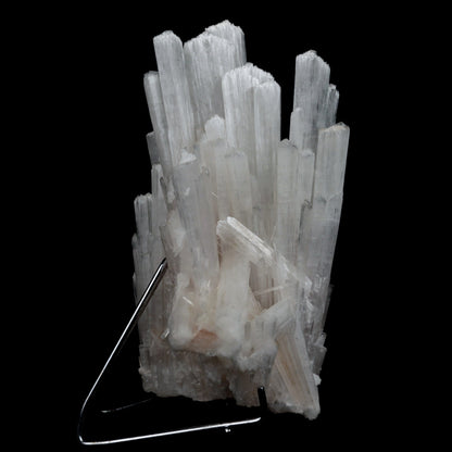 Scolecite Sprays Natural Mineral Specimen # B 4765  https://www.superbminerals.us/products/scolecite-sprays-natural-mineral-specimen-b-4765  Features: Recent discoveries in Nashik have yielded some spectacular intergrown jackstraw sprays of glassy, iridescent, clear to translucent scolecite prism. STUNNING. The stunning crystals extend in every direction. 