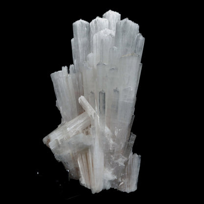 Scolecite Sprays Natural Mineral Specimen # B 4765  https://www.superbminerals.us/products/scolecite-sprays-natural-mineral-specimen-b-4765  Features: Recent discoveries in Nashik have yielded some spectacular intergrown jackstraw sprays of glassy, iridescent, clear to translucent scolecite prism. STUNNING. The stunning crystals extend in every direction. 