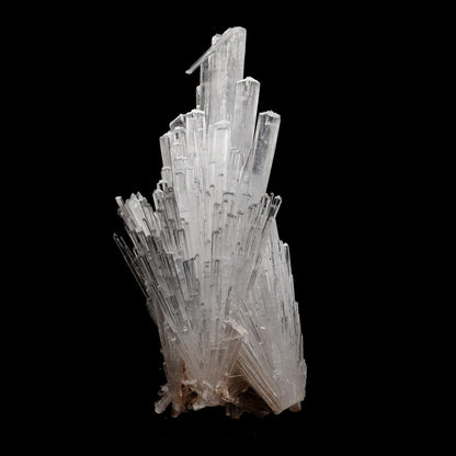Scolecite Sprays Natural Mineral Specimen # B 5215  https://www.superbminerals.us/products/scolecite-sprays-natural-mineral-specimen-b-5215  Features: Recent discoveries in Nashik have yielded some spectacular intergrown jackstraw sprays of glassy, iridescent, clear to translucent scolecite prism. STUNNING. The stunning crystals extend in every direction. Primary Mineral(s): ScoleciteSecondary Mineral(s): N/AMatrix: N/A 8 Inch x 6 InchWeight : 630 