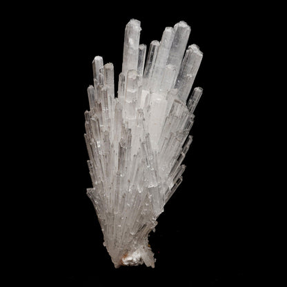 Scolecite Sprays Natural Mineral Specimen # B 5292  https://www.superbminerals.us/products/scolecite-sprays-natural-mineral-specimen-b-5292  Features: Scolecite forms in clusters of sharp, prismatic, “needle-like” points, which often radiate outward from a source, or, alternatively, criss-cross with each other to form sculptures that are truly a natural art form. Scolecite is mainly found in India, although there are also deposits of white scolecite 