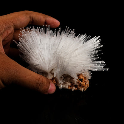 Scolecite Sprays on Heulandite Natural Mineral Specimen # B 6080 Scolecite Superb Minerals 