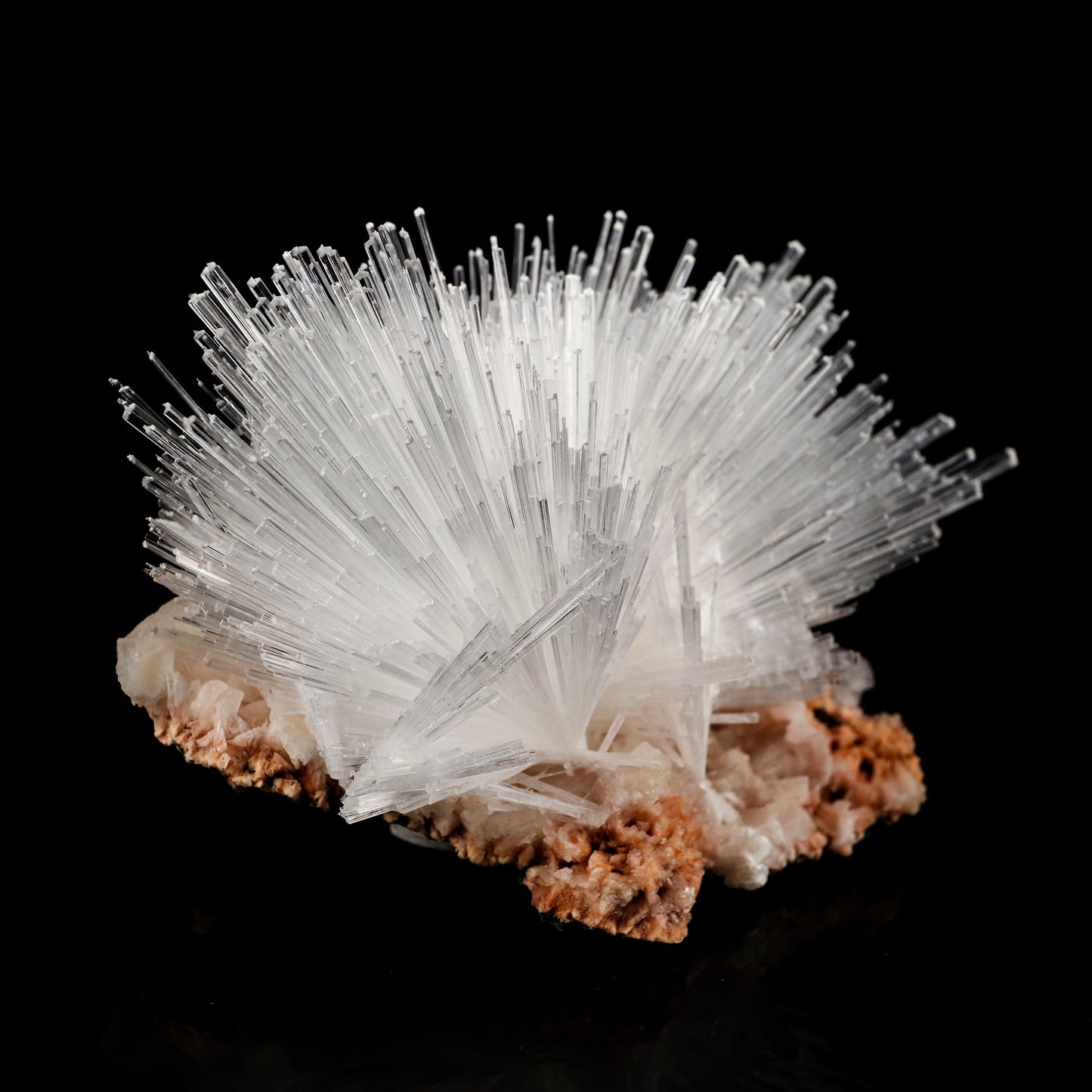 Scolecite Sprays on Heulandite Natural Mineral Specimen # B 6080 Scolecite Superb Minerals 