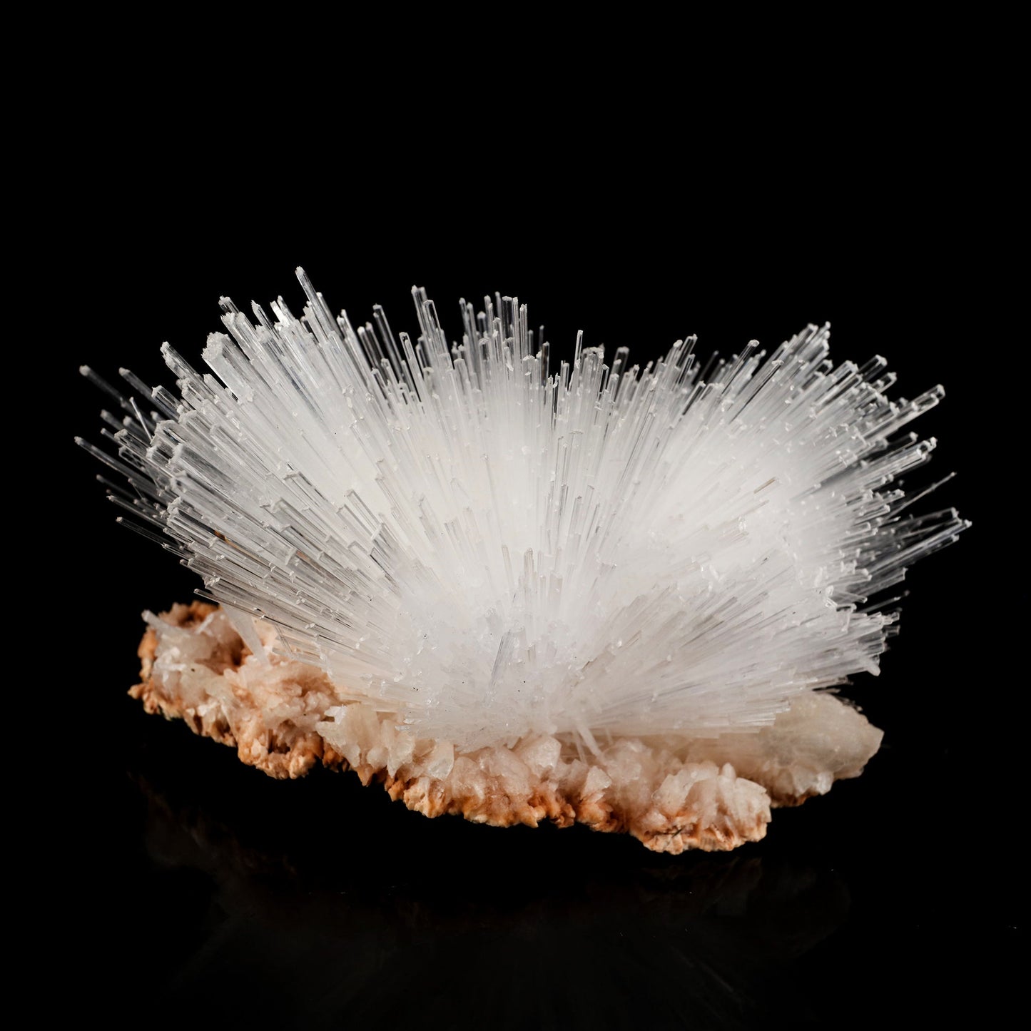 Scolecite Sprays on Heulandite Natural Mineral Specimen # B 6080 Scolecite Superb Minerals 