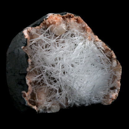 Scolecite Sprays On Heulandite With Stilbite Geode Natural Mineral Spe… https://www.superbminerals.us/products/scolecite-sprays-on-heulandite-with-stilbite-geode-natural-mineral-specimen-b-4904 Features: Scolecite crystals are interspersed throughout a very large Geode that is lined with beige Heulandite crystals. The sprays of Scolecite crystals are glossy, colourless, highly translucent, acicular (needle-like) in shape. The crystal creation is a work of art in and of itself.