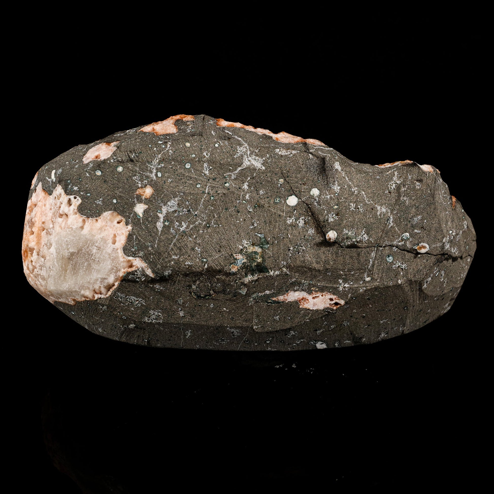 Scolecite Sprays with Calcite Inside Heulandite Geode Natural Mineral Specimen # B 5834 Stilbite Superb Minerals 
