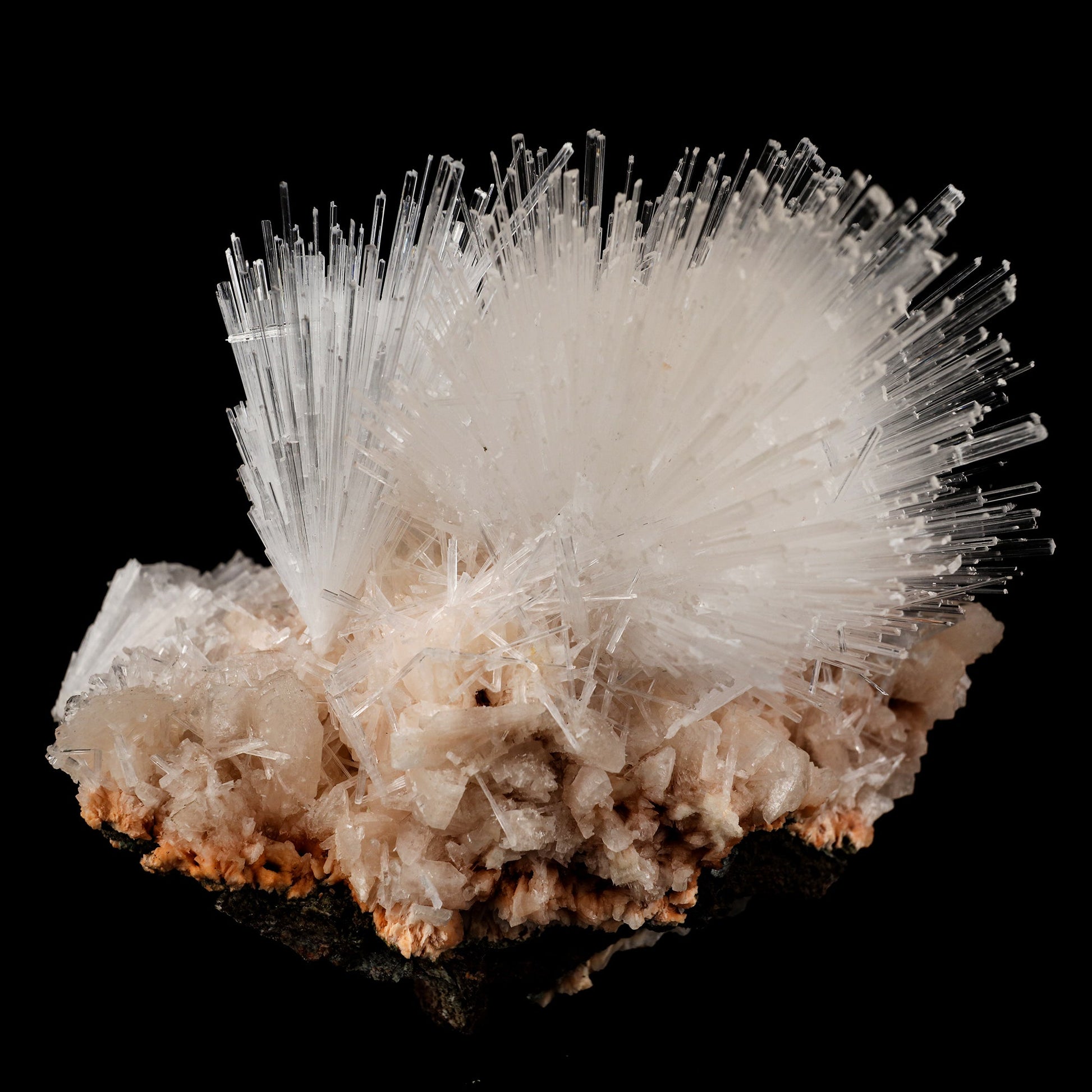 Scolecite Sprays with Stilbite Natural Mineral Specimen # B 6052 Scolecite Superb Minerals 