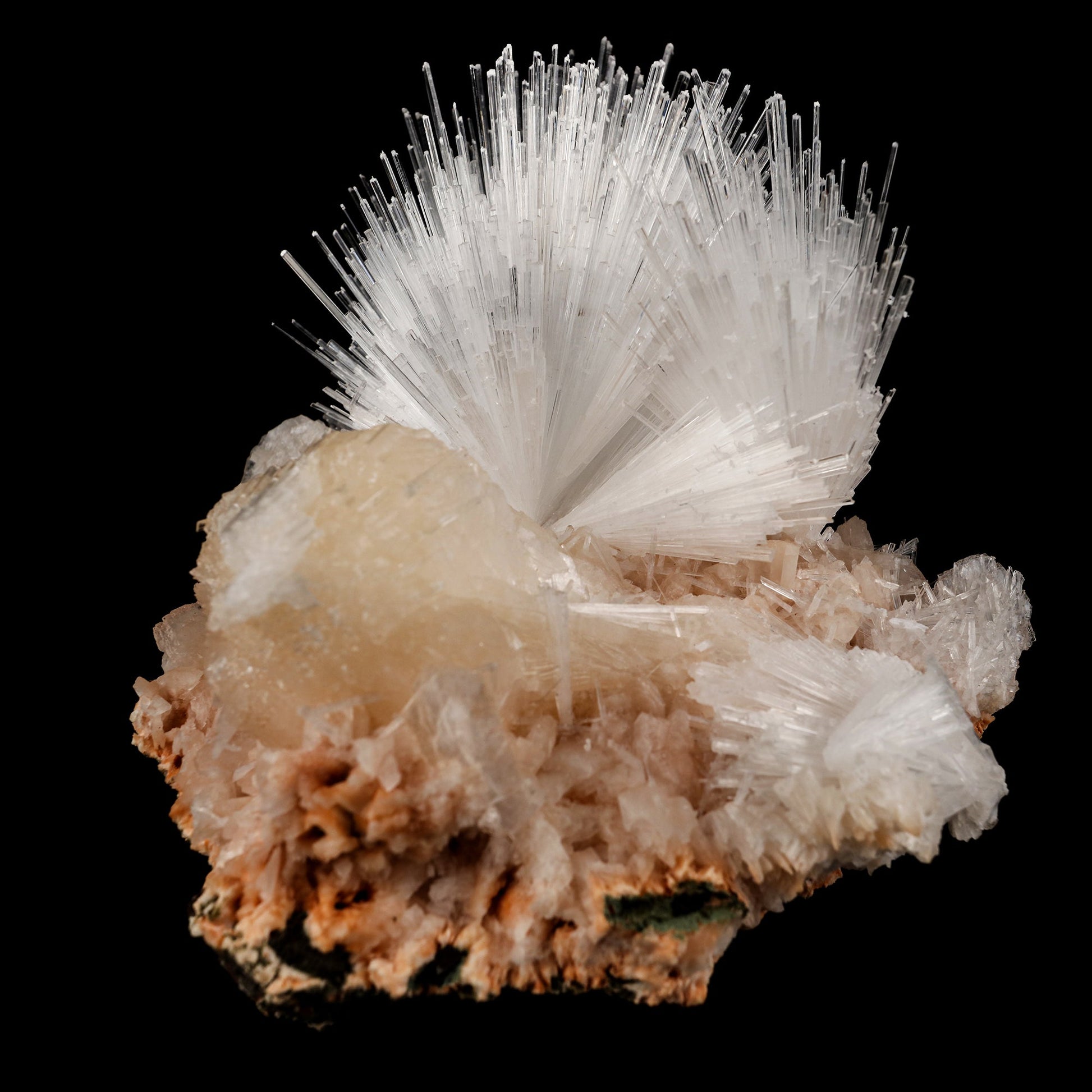 Scolecite Sprays with Stilbite Natural Mineral Specimen # B 6052 Scolecite Superb Minerals 