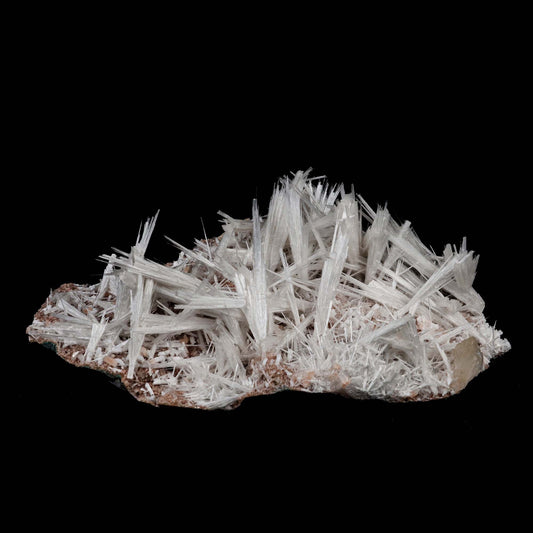 Scolecite Sprays with Stilbite on Heulandite Natural Mineral Specimen …  https://www.superbminerals.us/products/scolecite-sprays-with-stilbite-on-heulandite-natural-mineral-specimen-b-5171  Features: A radial aggregation of scolecite in a narrow crystal-lined vug. The artwork was difficult to photograph, but it is even more striking in person. Because several of them are the FINEST crystallised examples of their own species anywhere on the planet, they will go down in history as the finest minerals 