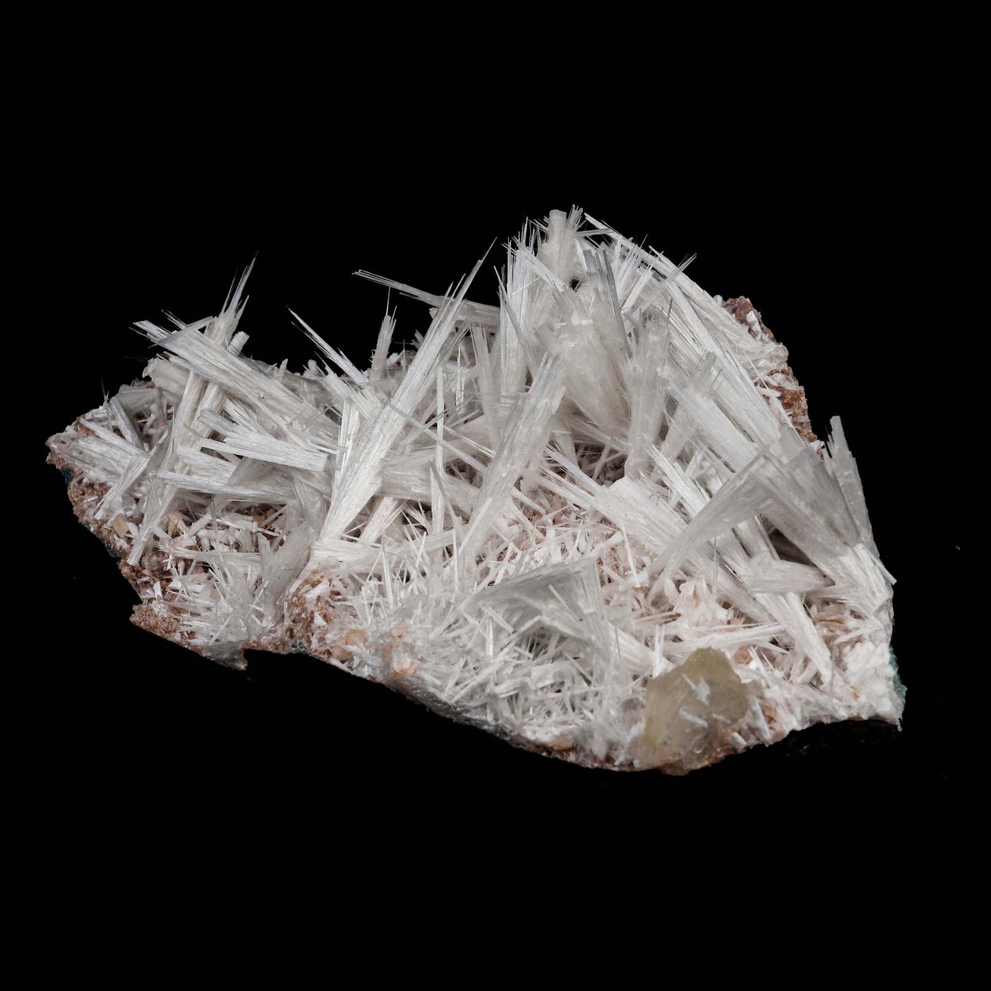 Scolecite Sprays with Stilbite on Heulandite Natural Mineral Specimen …  https://www.superbminerals.us/products/scolecite-sprays-with-stilbite-on-heulandite-natural-mineral-specimen-b-5171  Features: A radial aggregation of scolecite in a narrow crystal-lined vug. The artwork was difficult to photograph, but it is even more striking in person. Because several of them are the FINEST crystallised examples of their own species anywhere on the planet, they will go down in history as the finest minerals 