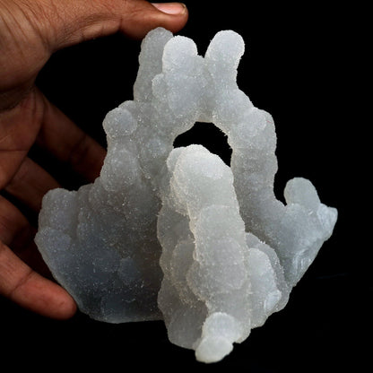 Sparkling Chalcedony Stalactites Sculpture Formation Natural Mineral Specimen # B 4451 Chalcedony Superb Minerals 