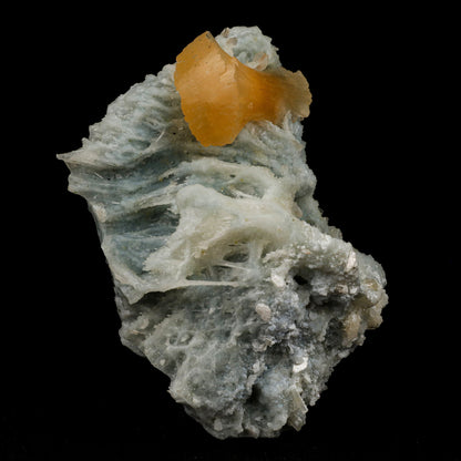 Stellerite Wings on Chalcedony Coral Formation Natural Mineral Specime…  https://www.superbminerals.us/products/stellerite-wings-on-chalcedony-coral-formation-natural-mineral-specimen-b-5132  Features: A relatively new find from Jalgaon, the spherical "flower-like" aggregates have recently Stellerite while the others shaped crystals are Stilbites and Chalcedony. A fascinating grouping of fanned orange Stellerite crystals perched upon a thin, stalagmitic formation of green chalcedony. 