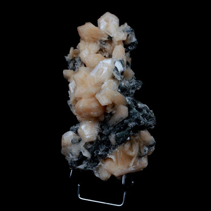 Stilbite Crystals on Chalcedony Big Cluster Natural Mineral Specimen #…  https://www.superbminerals.us/products/stilbite-crystals-on-chalcedony-big-cluster-natural-mineral-specimen-b-3996  Features A large sized pink tinged transparent chalcedony standing on top of a open vug like specimen with rich salmon colored Stilbites and other smaller sized pink Stilbite. The vug is very aesthetically cut and is high in luster and beauty. Primary Mineral(s):&nbsp; Stilbite