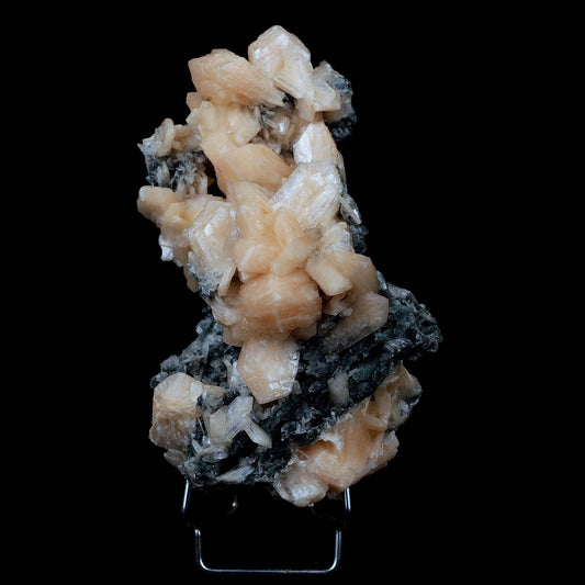 Stilbite Crystals on Chalcedony Big Cluster Natural Mineral Specimen #…  https://www.superbminerals.us/products/stilbite-crystals-on-chalcedony-big-cluster-natural-mineral-specimen-b-3996  Features A large sized pink tinged transparent chalcedony standing on top of a open vug like specimen with rich salmon colored Stilbites and other smaller sized pink Stilbite. The vug is very aesthetically cut and is high in luster and beauty. Primary Mineral(s):&nbsp; Stilbite