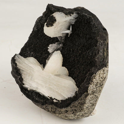 Stilbite in Chalcedony Geode Free Standing Natural Mineral Specimen # B 6504 Stilbite Superb Minerals 