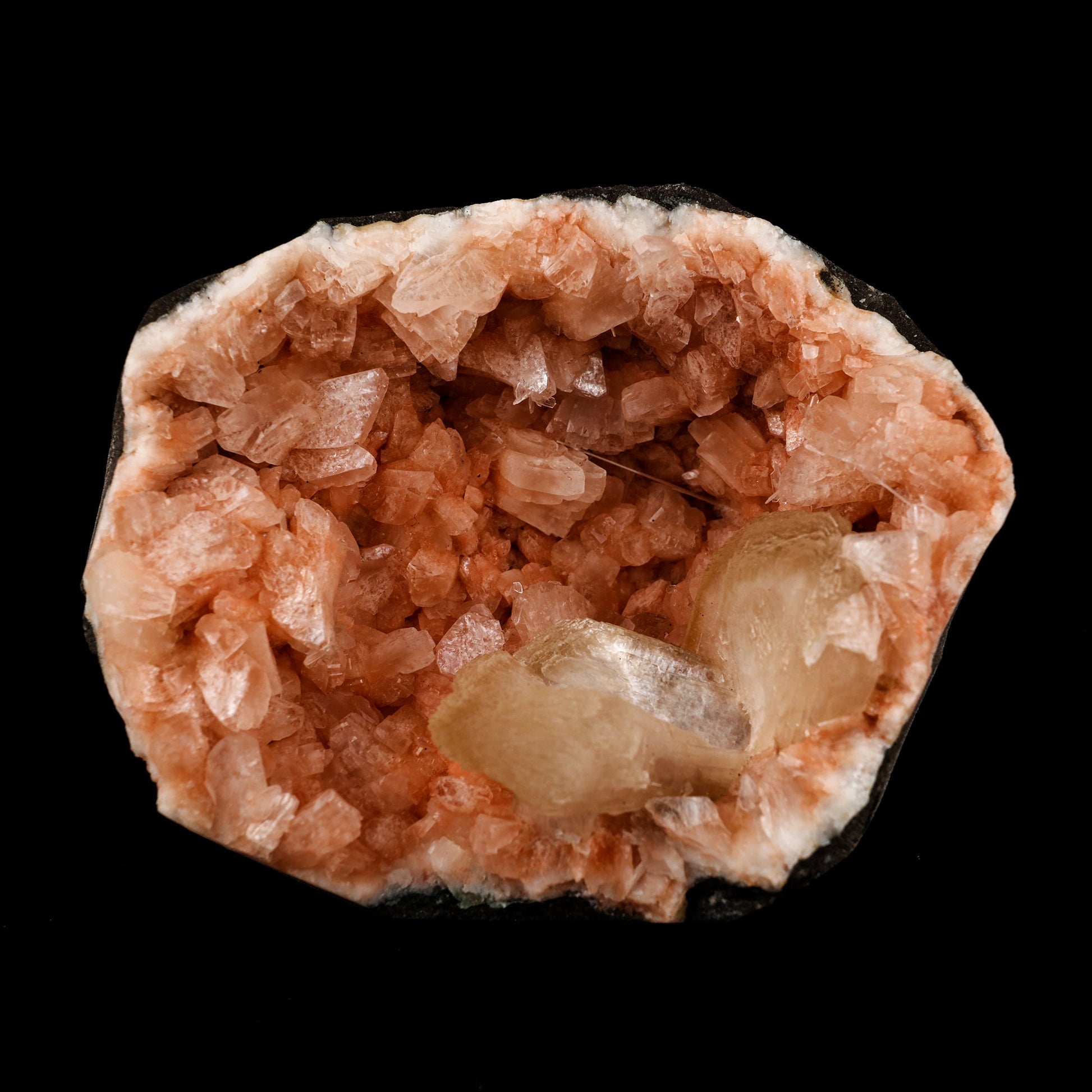 Stilbite Inside Heulandite Geode Natural Mineral Specimen # B 5853 Heulandite Superb Minerals 