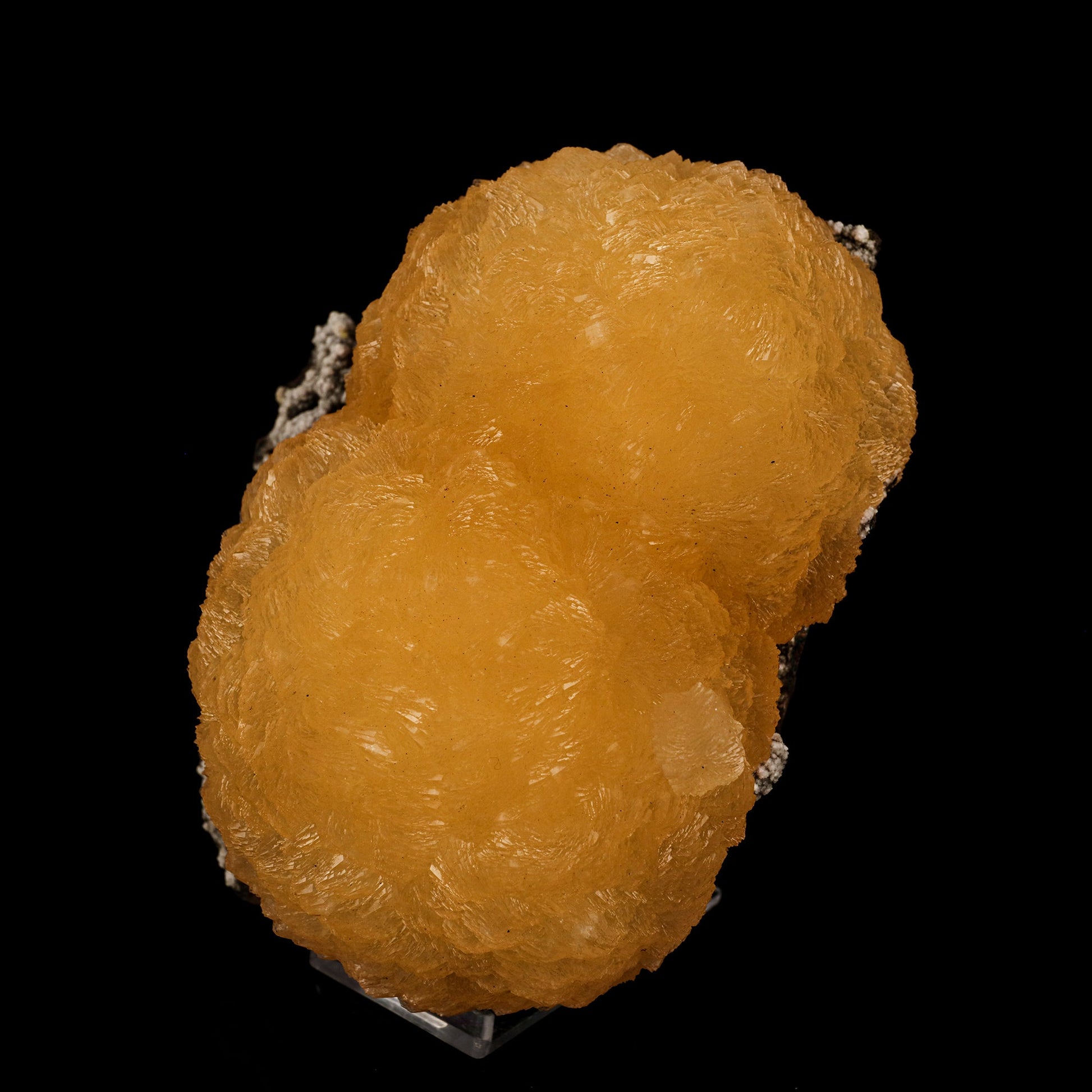 Stilbite on Chalcedony Natural Mineral Specimen # B 6205 Stilbite Superb Minerals 