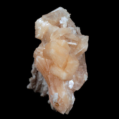 Stilbite Pink Crystal on Chalcedony Natural Mineral Specimen # B 3713 Stilbite Superb Minerals 