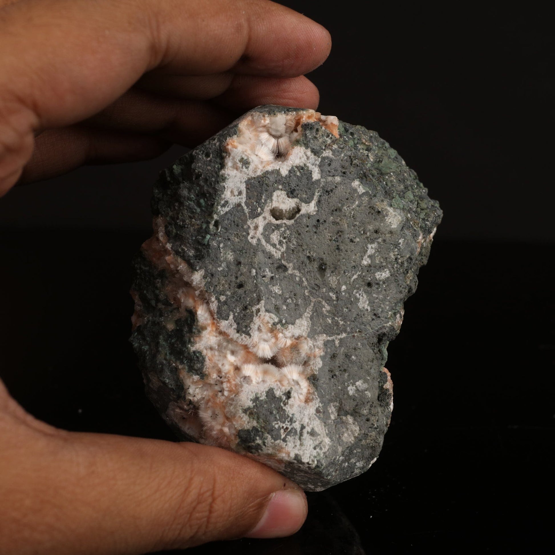 Thomsonite Orange Rare Find Free Standing Natural Mineral Specimen # B 6629 Thomsonite Superb Minerals 