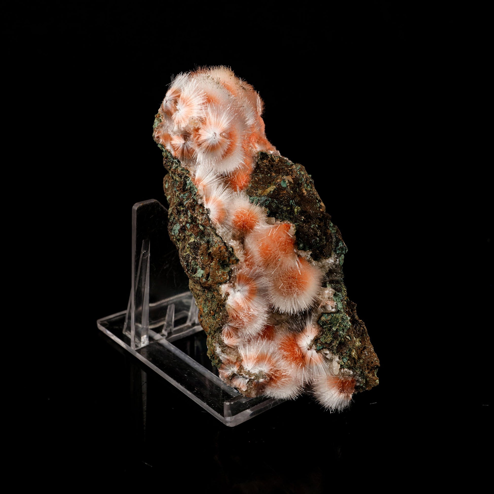 Thomsonite Orange Rare Find Natural Mineral Specimen # B 6076 Thomsonite Superb Minerals 