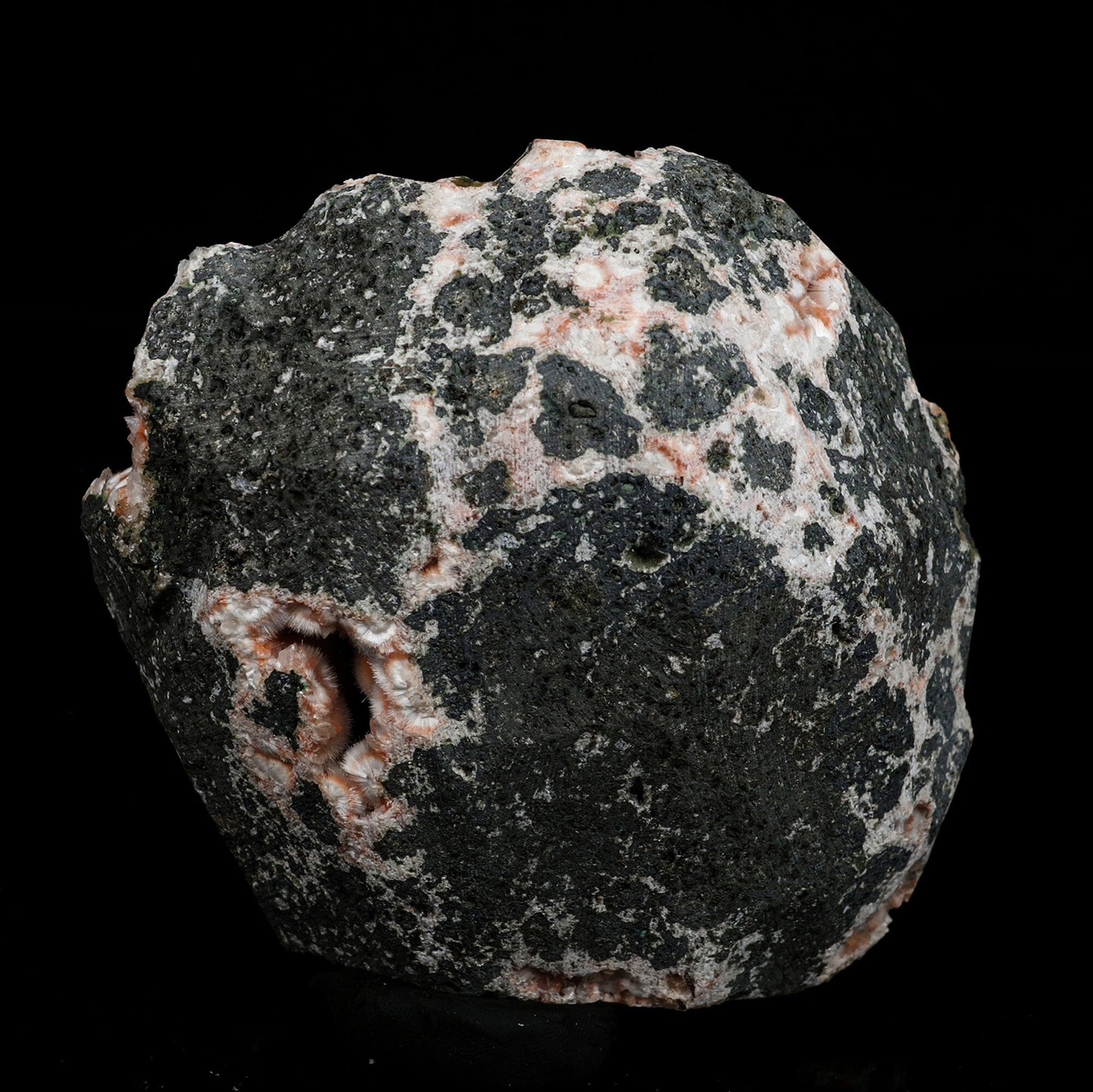 Thomsonite Orange Rare, Free Standing Natural Mineral Specimen # B 6697 Thomsonite Superb Minerals 