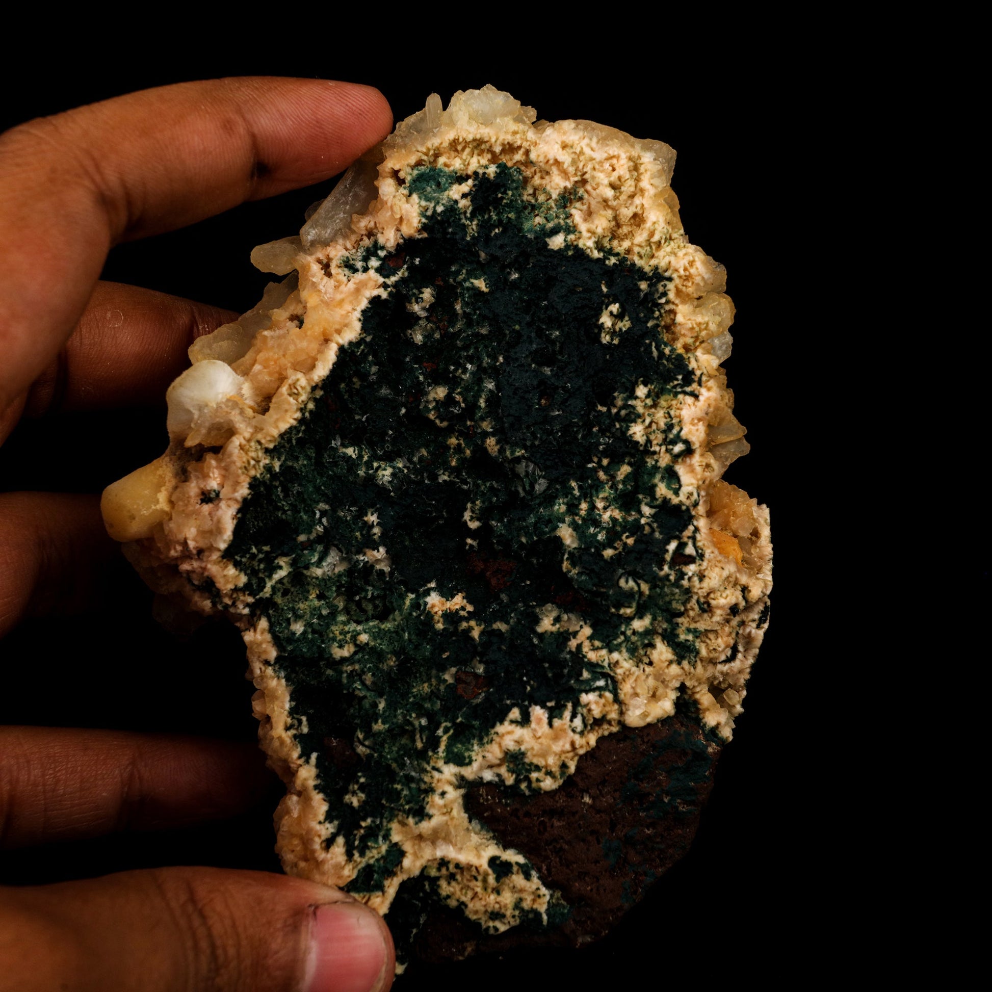 Thomsonite Rare Find with Stilbite Natural Mineral Specimen # B 5747 Thomsonite Superb Minerals 