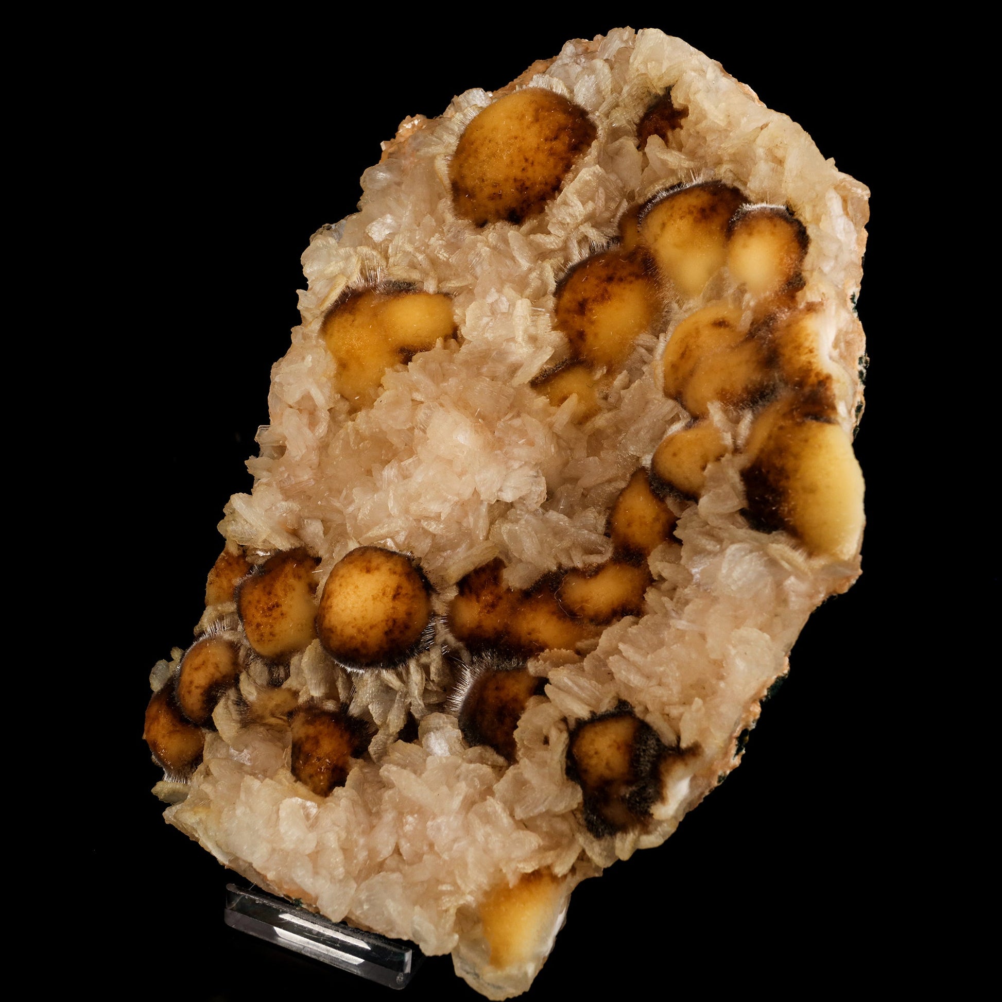 Thomsonite Rare Find with Stilbite Natural Mineral Specimen # B 5838 Thomsonite Superb Minerals 