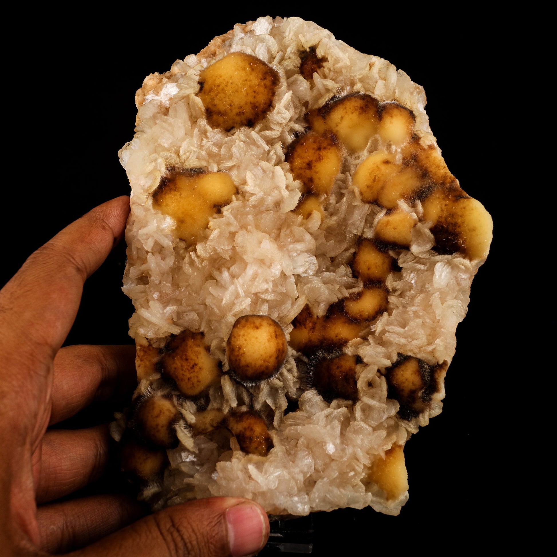 Thomsonite Rare Find with Stilbite Natural Mineral Specimen # B 5838 Thomsonite Superb Minerals 