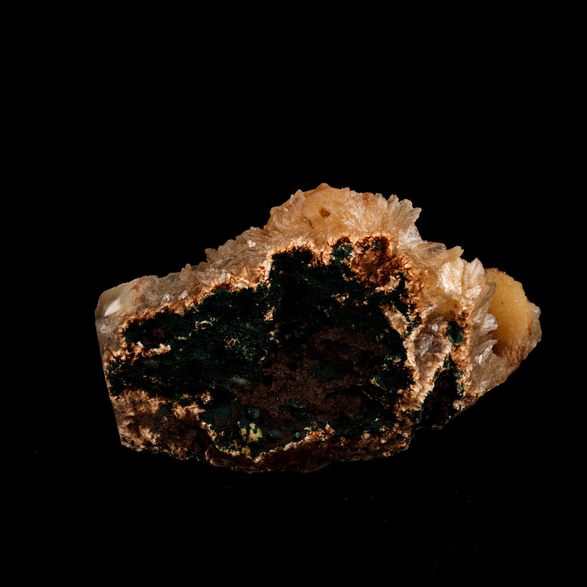 Thomsonite Yellow Colour Rare Find Natural Mineral Specimen # B 6340 Thomsonite Superb Minerals 
